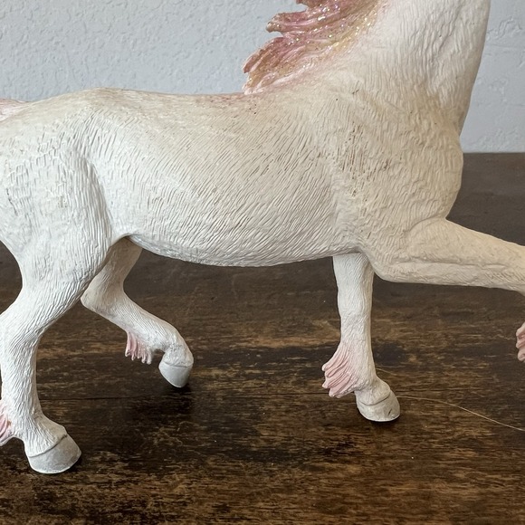 Mojo Fantasy Pink Sparkle Unicorn 2014 White With Pink Mane And Tail - Picture 4 of 6